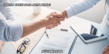 Tanıtım Yazısı Nasıl Satın Alınır?
