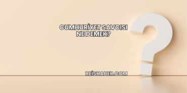 Cumhuriyet Savcısı Ne Demek?