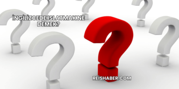 İngilizcede Islatmak Ne Demek?