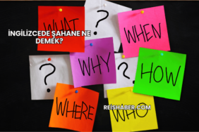 İngilizcede Şahane Ne Demek?