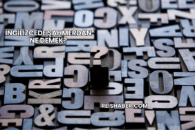 İngilizcede Şahmerdan Ne Demek?