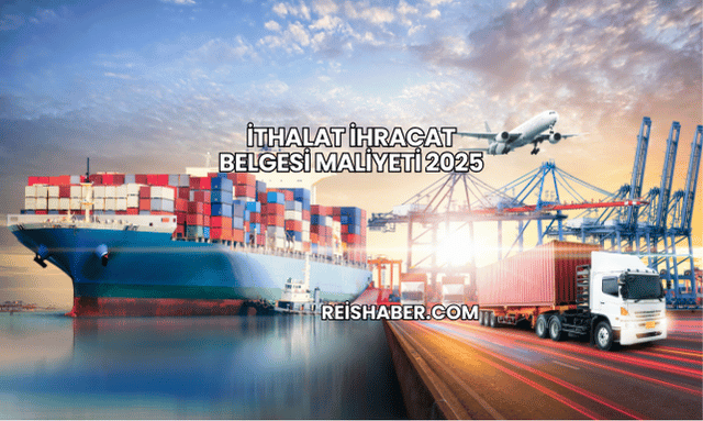 İthalat İhracat Belgesi Maliyeti 2025