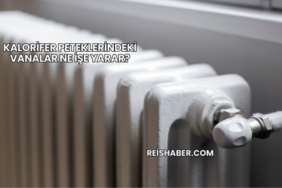Kalorifer Peteklerindeki Vanalar Ne İşe Yarar?